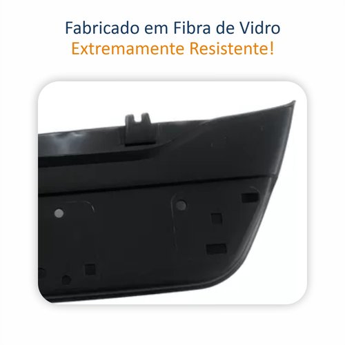 Par de Parachoque Traseiro Mitsubishi L-200 Triton 2007 Até 2017 Sem Pisante