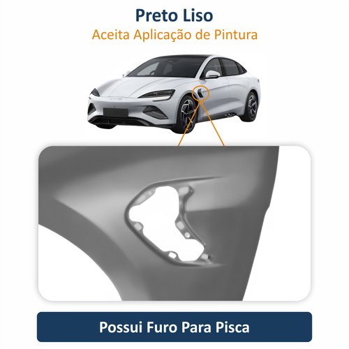 Par de Paralama Dianteiro BYD Seal 2023 Até 2025