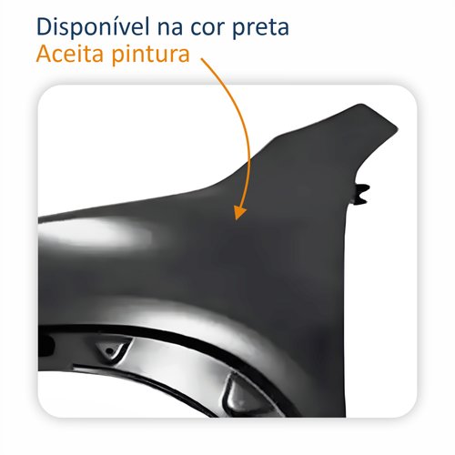 Par de Paralama Dianteiro Renault Kwid 2017 Até 2022