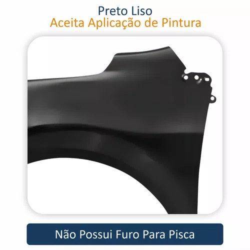 Par de Paralama Gm Sonic Hatch Sedan 2012 Até 2016