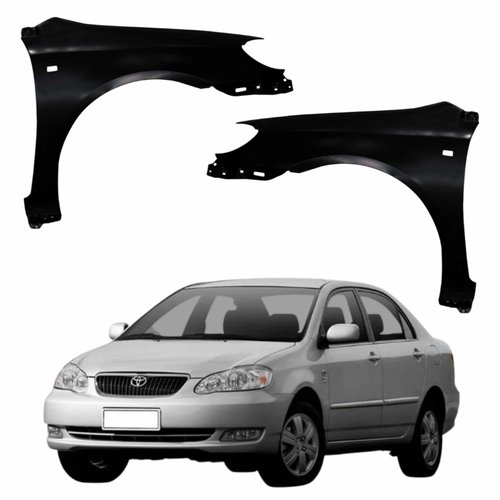 Par de Paralama Toyota Corolla 2003 Até 2008