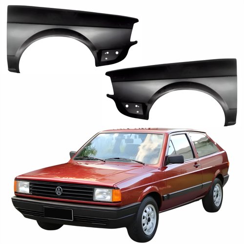 Par de Paralama Vw Gol 1987 Até 1990