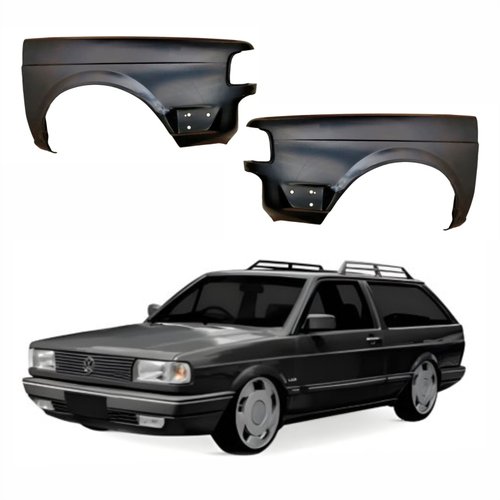 Par de Paralama Vw Parati G1 1991 Até 1994