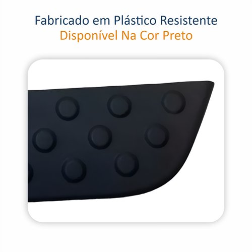 Par de Pisante Parachoque Traseiro Mitsubishi L-200 Triton 2008 Até 2014