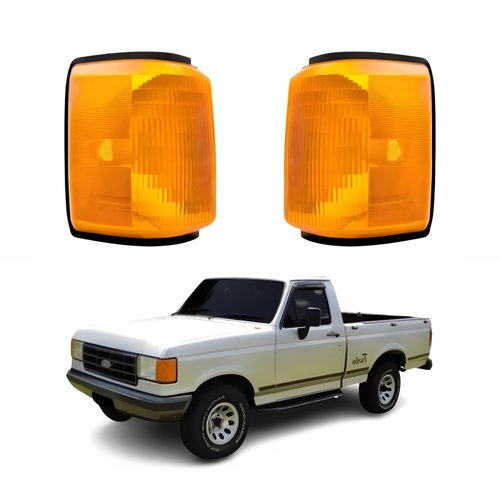 Par de Pisca Ford F-1000 F-4000 1993 Até 1997 Âmbar