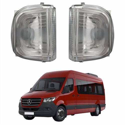Par de Pisca Retrovisor Mercedes Benz Sprinter 2020 Até 2024 Produto Original