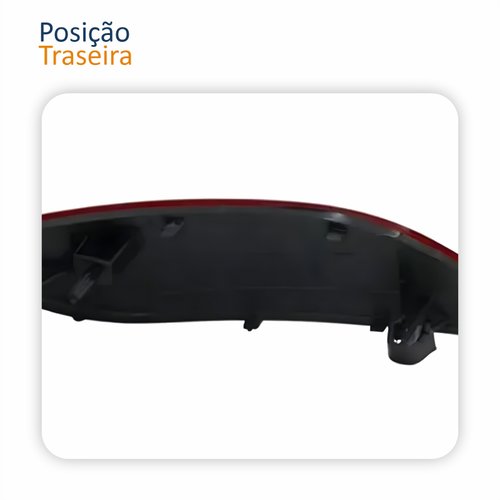 Par Refletor Parachoque Traseiro Vw T-Cross 2019 2020 2021 2022 2023