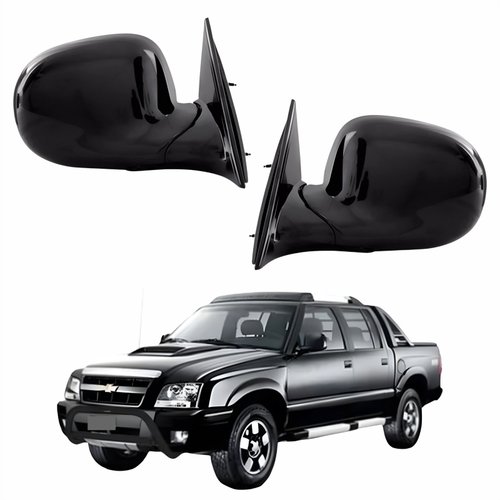 Par de Retrovisor Gm S10 1995 Até 2011 Elétrico