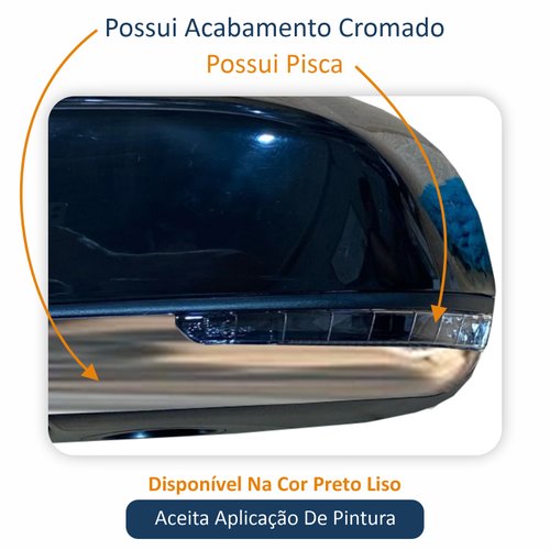 Par de Retrovisor Jeep Compass 2021 Até 2023 Com Pisca Foldway
