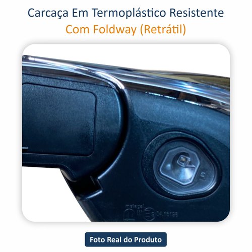Par de Retrovisor Jeep Compass 2021 Até 2023 Com Pisca Foldway