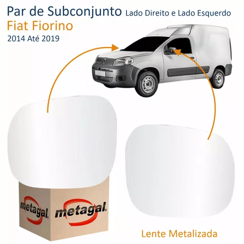 Par de Subconjunto Fiat Fiorino 2014 Até 2019