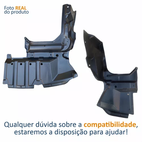 Par Defletor Para-choque Dianteiro Toyota Corolla 2009 Até 2014