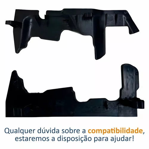 Par Defletor Suporte radiador Vw Gol 2009 até 2022 Original