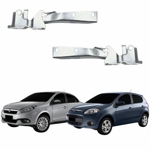 Par Dobradiça Capo Fiat Palio 2012 Até 2016 Gran Siena 2012 Até 2019