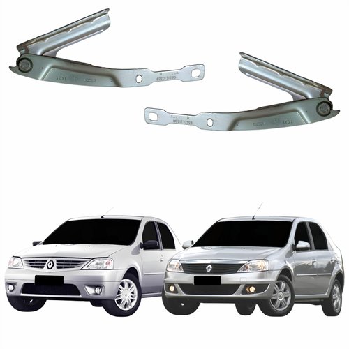 Par Dobradiça Capo Renault Logan 2007 Até 2014