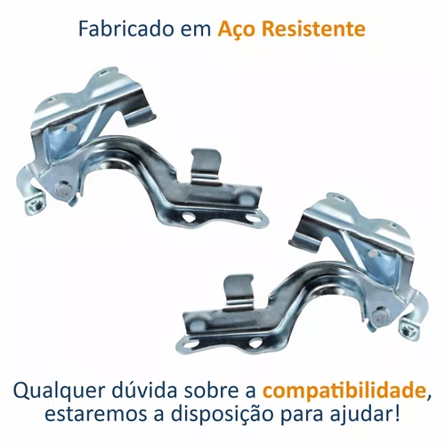 Par Dobradiça Capô Toyota Hilux 2016 Até 2020