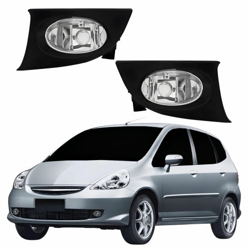 Par Farol Auxiliar De Milha Honda Fit 2006 2007 2008 Par Farol Auxiliar De Milha Honda Fit 2006 2007 2008