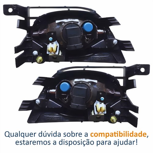 Par Farol Auxiliar De Milha Honda New Civic 2006 2007 2008