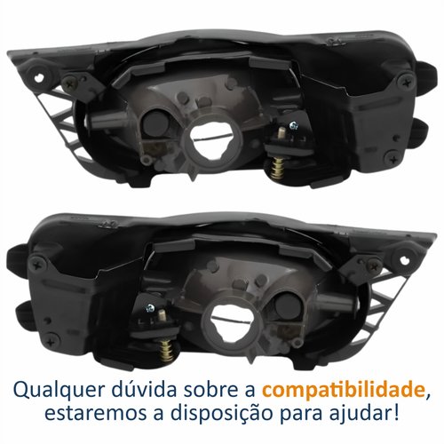 Par Farol Auxiliar De Milha Honda New Civic 2009 2010 2011