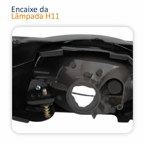 Par Farol Auxiliar De Milha Honda New Civic 2009 2010 2011