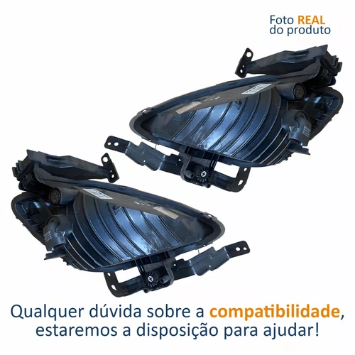 Par Farol Auxiliar De Milha Hyundai Elantra 2012 Até 2019