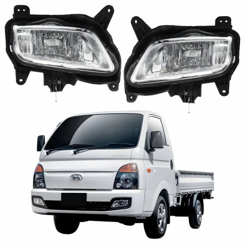 Par Farol Auxiliar De Milha Hyundai Hr 2013 Até 2022