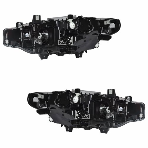 Par Farol Bmw Serie 3 320i 328i 2016 Até 2018 Black Com Led Sem Reator