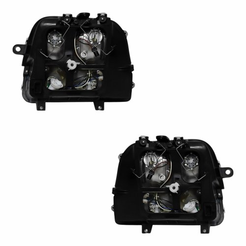Par Farol Fiat Doblo 2002 Até 2009 Mascara Negra