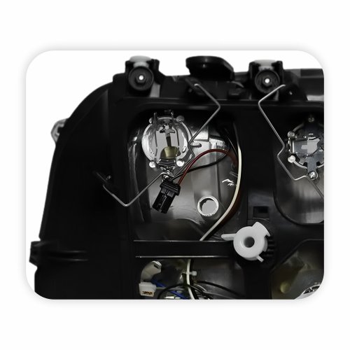 Par Farol Fiat Doblo 2002 Até 2009 Mascara Negra