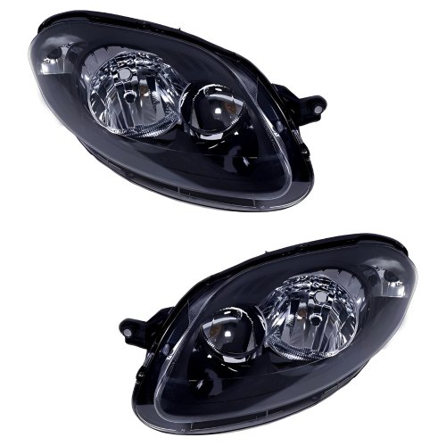 Par Farol Fiat Palio 2012 2013 2014 2015 2016 Mascara Negra