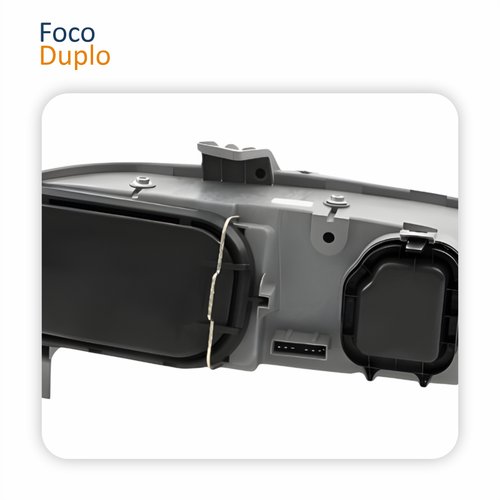 Par Farol Principal Fiat Palio Siena Strada 2001 2002 2003 2004 Carcaça Cinza