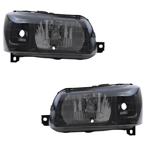 Par Farol Fiat Uno Fire Fiorino 2004 Até 2014 Mascara Negra