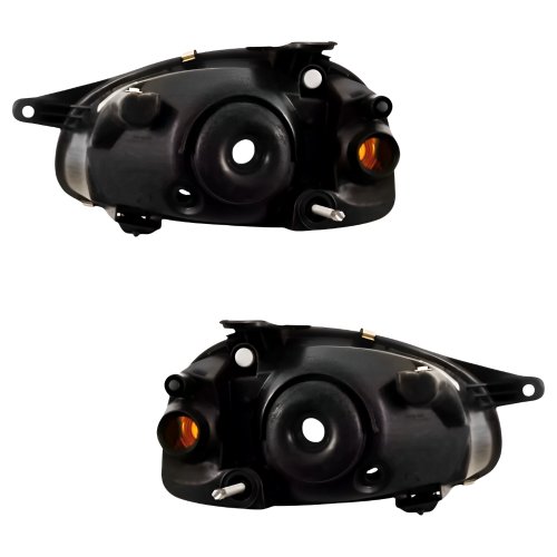 Par Farol Gm Corsa 2000 Até 2010 Mascara Negra
