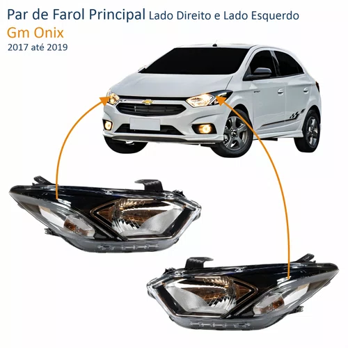 Par Farol Gm Onix 2017 Até 2019 Com LED