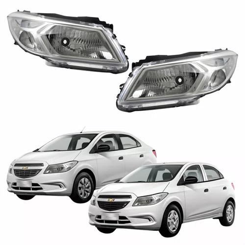 Par Farol Gm Onix Prisma 2013 até 2016 Onix Joy Prisma Joy 2017 até 2019