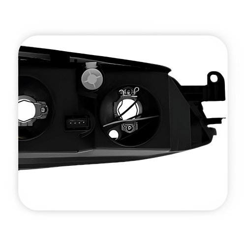 Par Farol Gm Vectra 2000 Até 2005 Mascara Negra