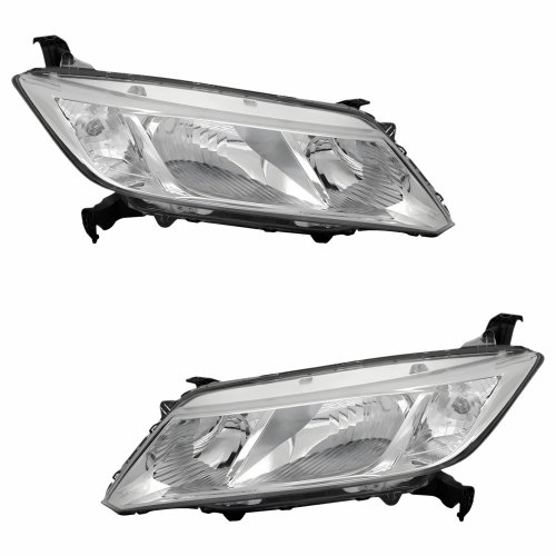 Par Farol Honda City 2014 2015 2016 2017 Mascara Cromada