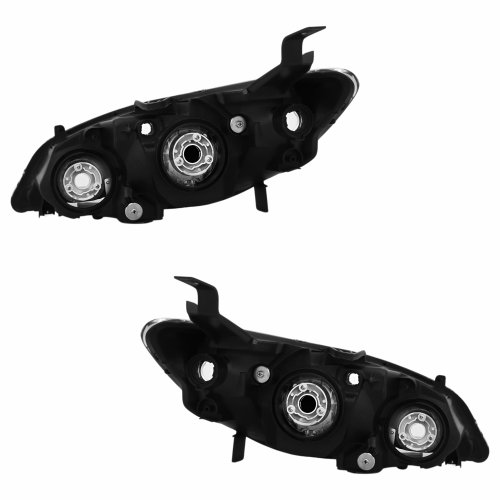 Par Farol Honda Civic 2004 2005 2006 Mascara Cromada Com Pisca Cristal
