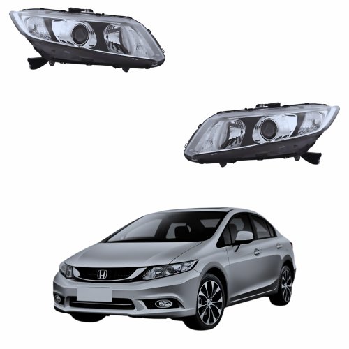Par Farol Honda Civic 2012 2013 2014 2015