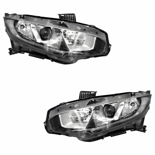 Par Farol Honda Civic 2017 2018 2018 2020 Com Led