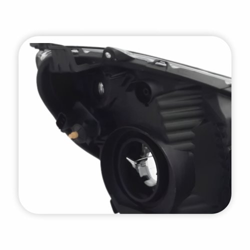 Par Farol Honda Fit 2013 2014 Mascara Negra
