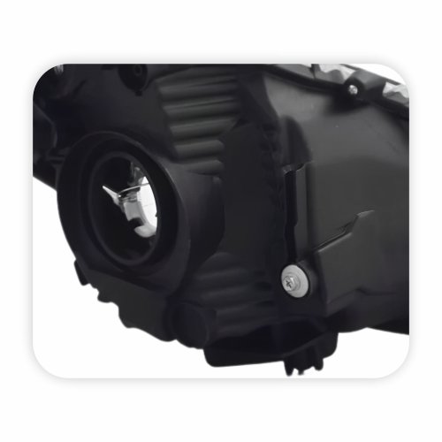 Par Farol Honda Fit 2013 2014 Mascara Negra
