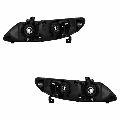 Par Farol Honda New Civic 2007 2008 2009 2010 2011 Mascara Cromada