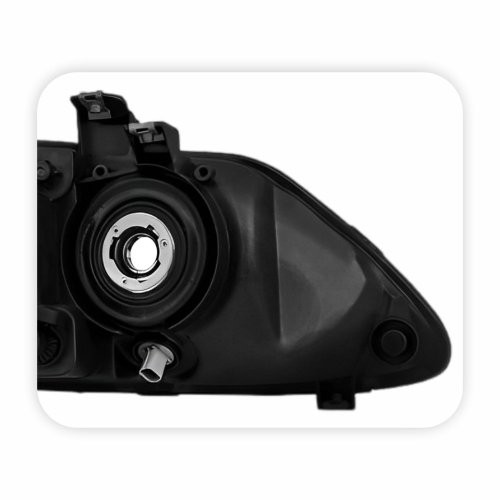 Par Farol Honda New Civic 2007 2008 2009 2010 2011 Mascara Cromada