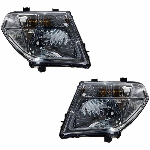 Par Farol Nissan Frontier 2008 Até 2016 Eletrico Mascara Cromada