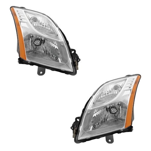 Par Farol Nissan Sentra 2010 2011 2012 2013 Mascara Cromada