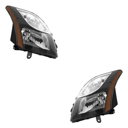 Par Farol Nissan Sentra 2010 2011 2012 2013 Mascara Negra