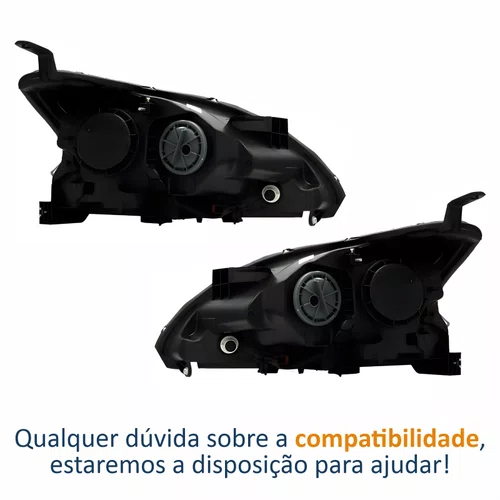 Par Farol Nissan Sentra 2014 Até 2016 Com Led