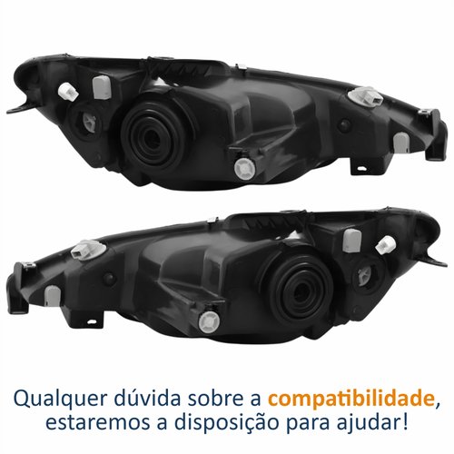 Par Farol Peugeot 206 2004 Até 2009 Simples