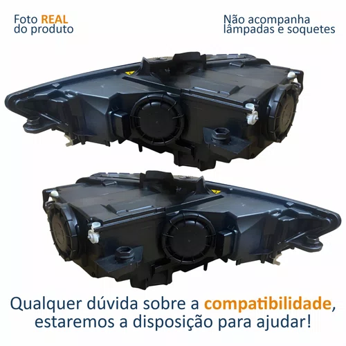 Par Farol Principal Audi A3 Sportback 2012 2013 2014 2015 Bi-Xenon